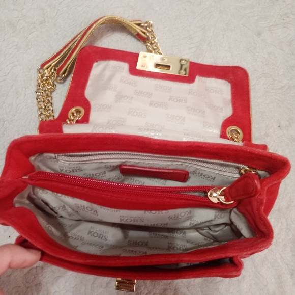 Michael kors Red handbag purse - Picture 2 of 9